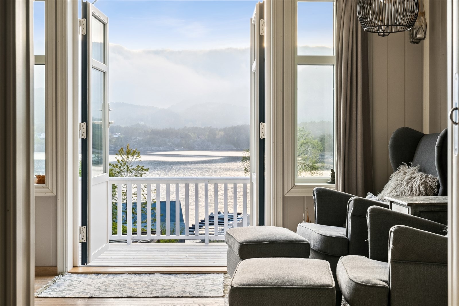 Fra hytten har du denne flotte utsikten! Galleribilde