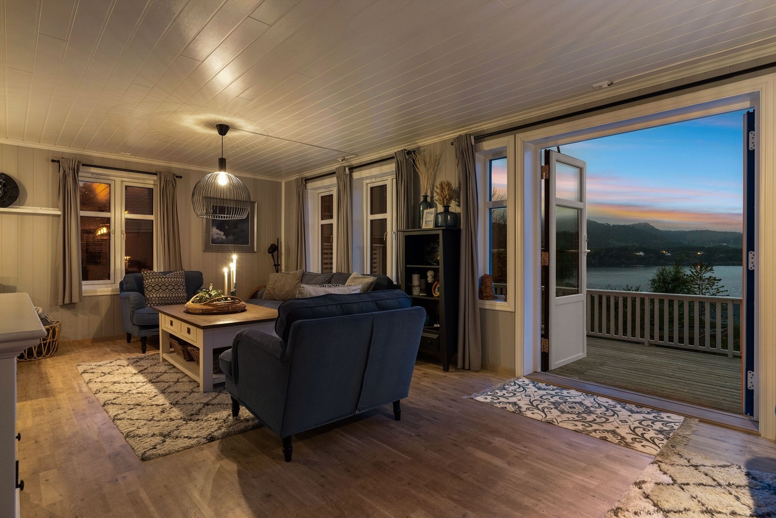 Her kan du nyte mange fine sommerkvelder. Galleribilde