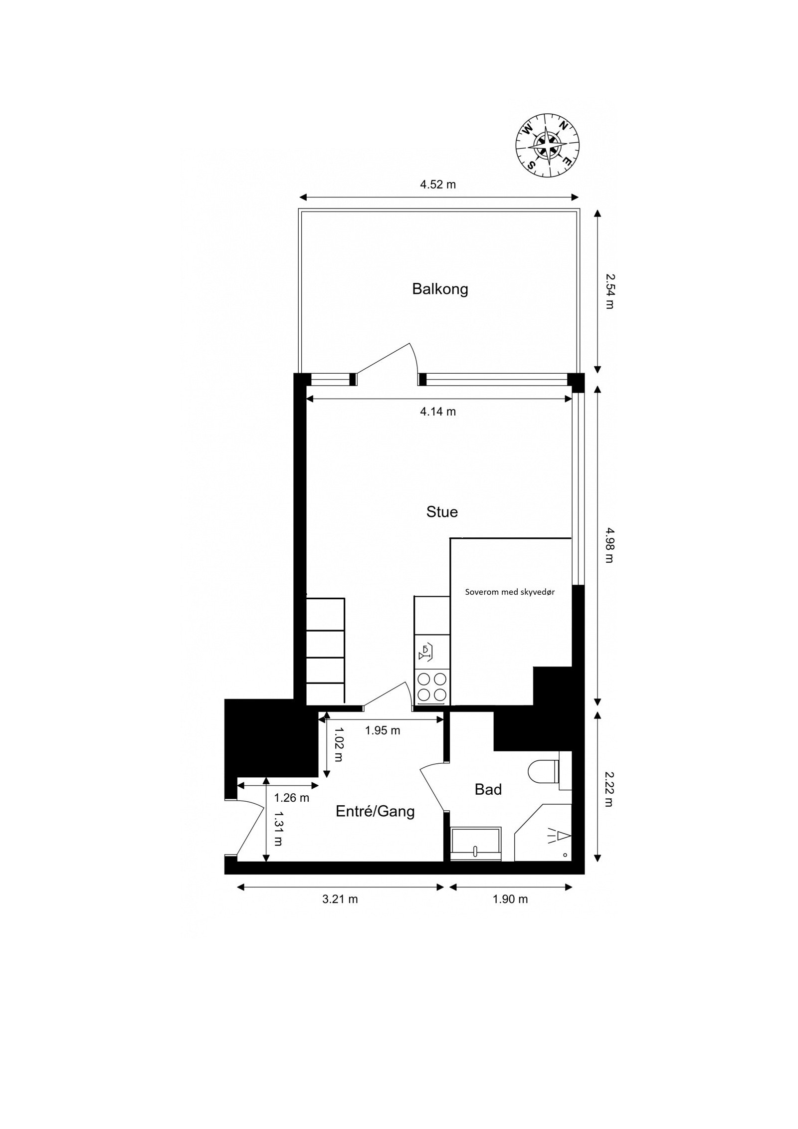 Alternativ planløsning Galleribilde