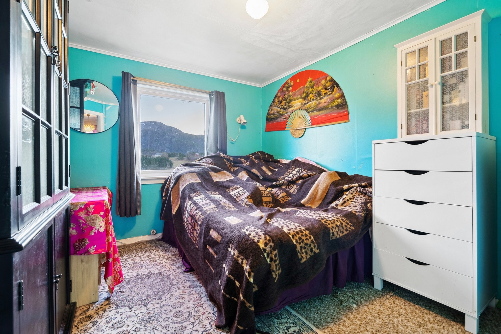 Soverom 3 i 2.etg. Det foreligger ikke tegninger for etasjen, og soverommet er ikke godkjent. Galleribilde