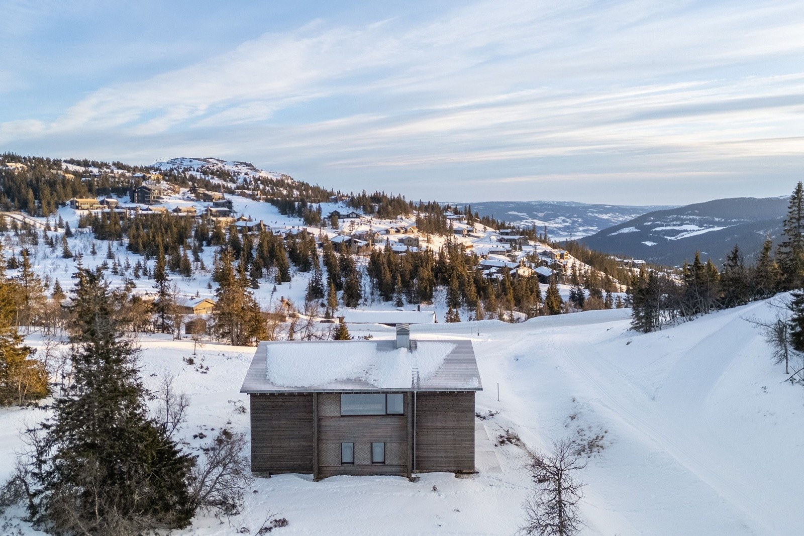 Her får man en fatastisk utsikt nedover Gudbrandsdalen Galleribilde