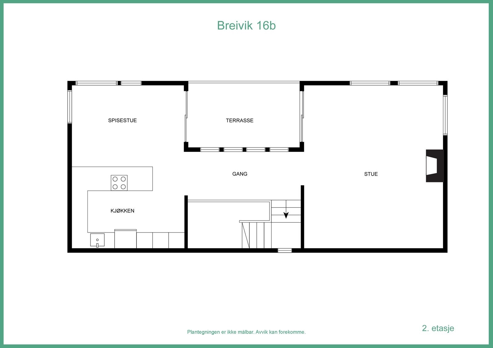 Plantegning 2.etg. Galleribilde