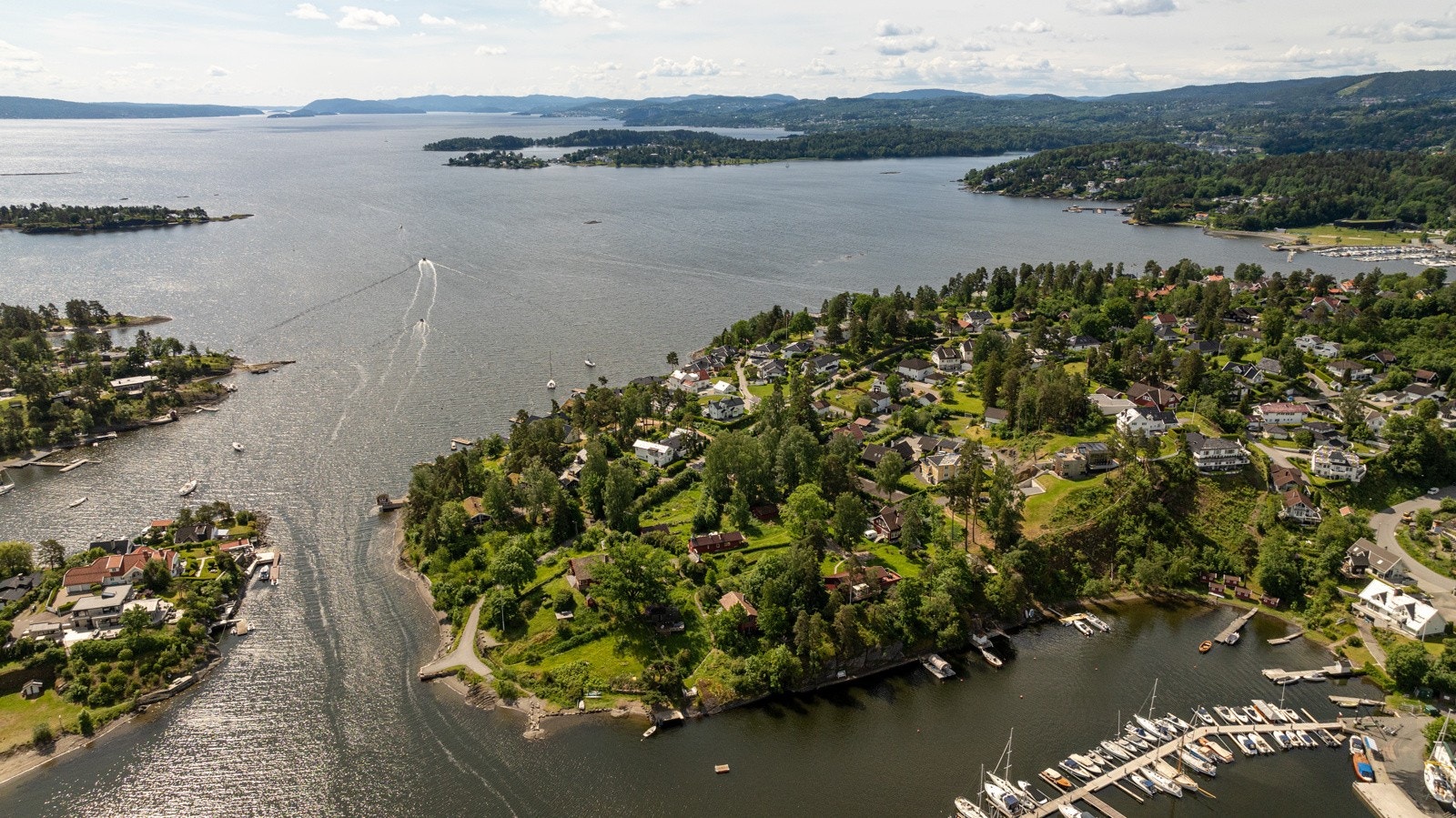 Landøya er en idyllisk halvøy Galleribilde