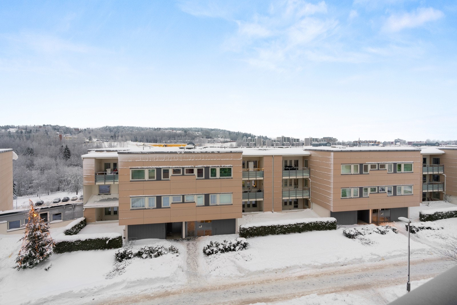 Utsyn fra balkongen Galleribilde