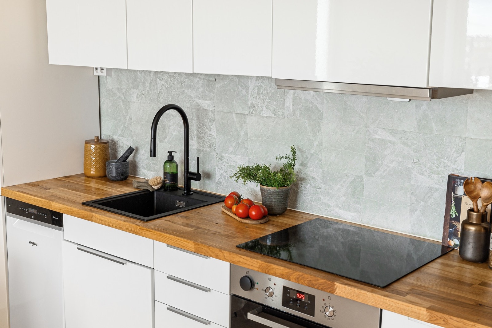 Lekker benkeplate i eik. Galleribilde