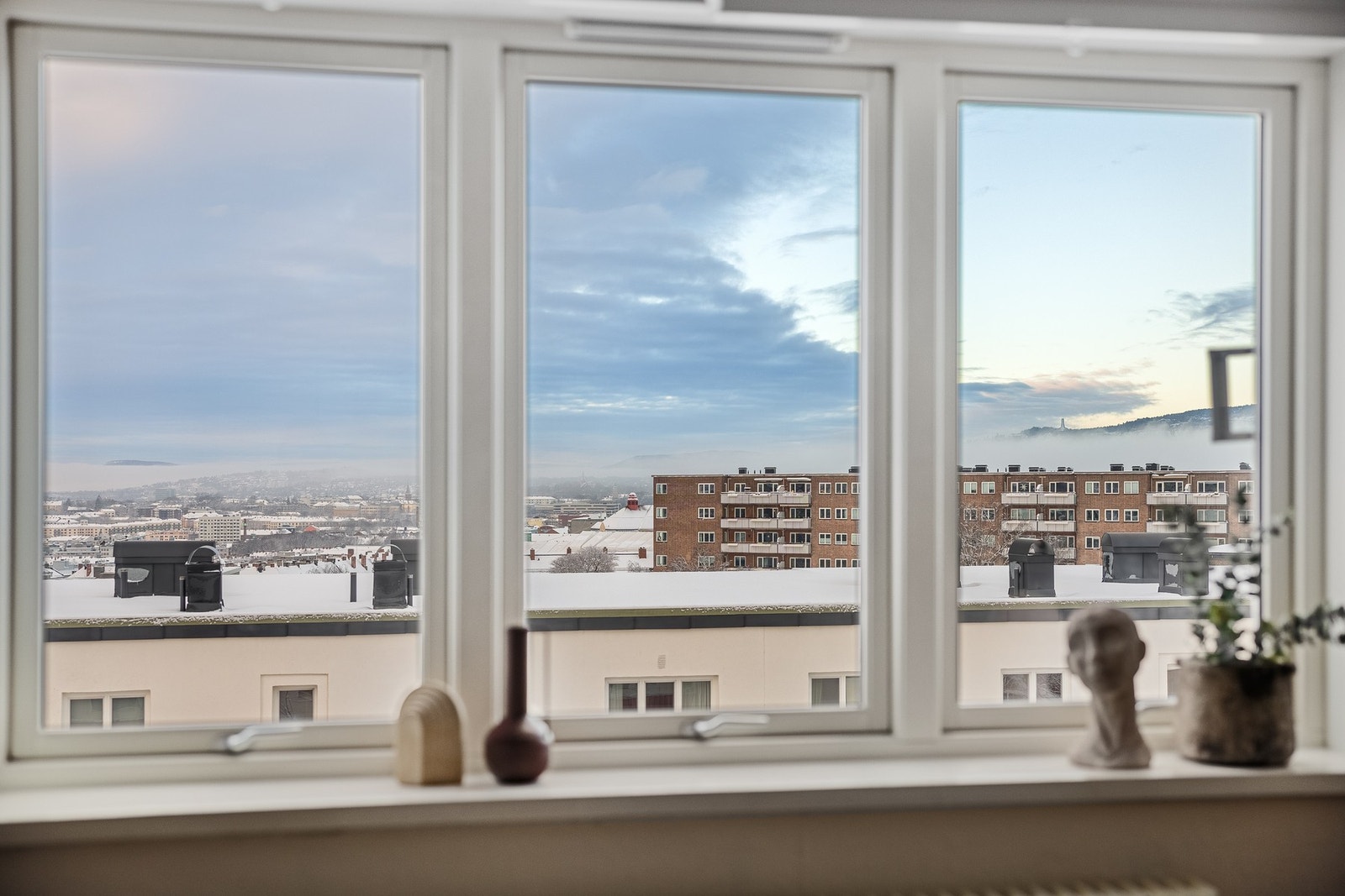 Her vender utsikten mot Oslo vest og Holmenkollen! Galleribilde