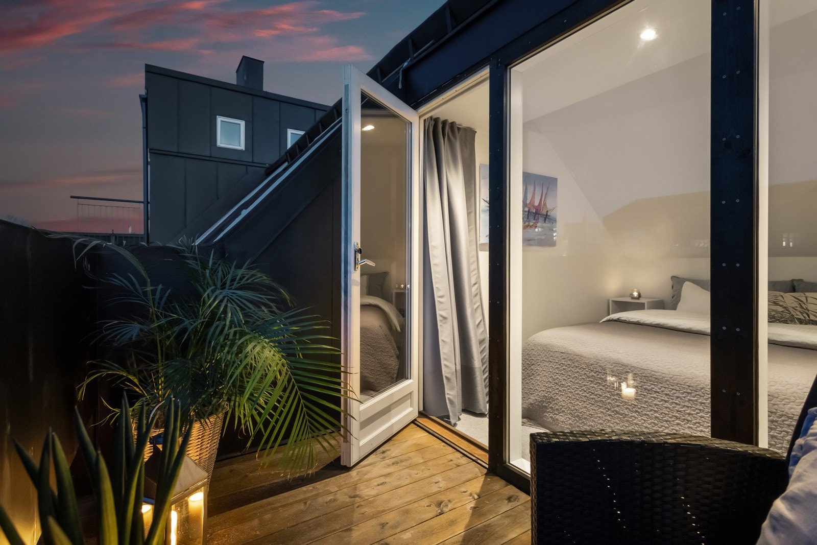 Uteområdet er på ca. 4 kvm. Galleribilde