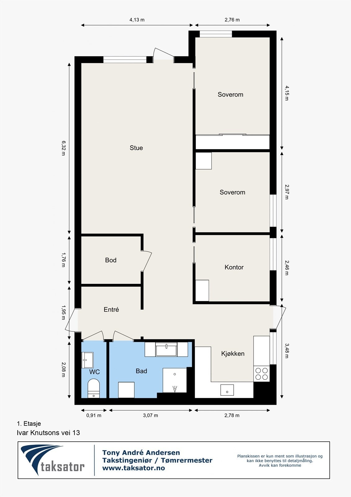 Plantegning Galleribilde