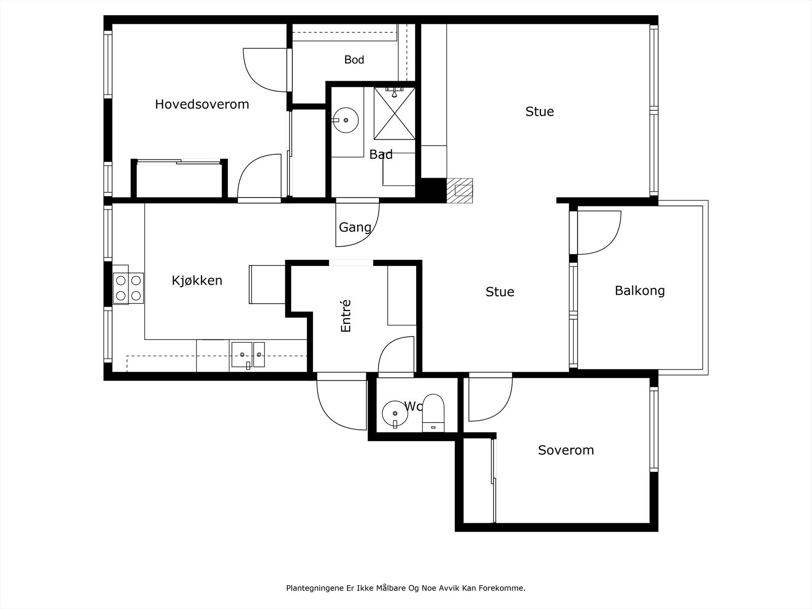 Plantegning 3. etasje. Galleribilde