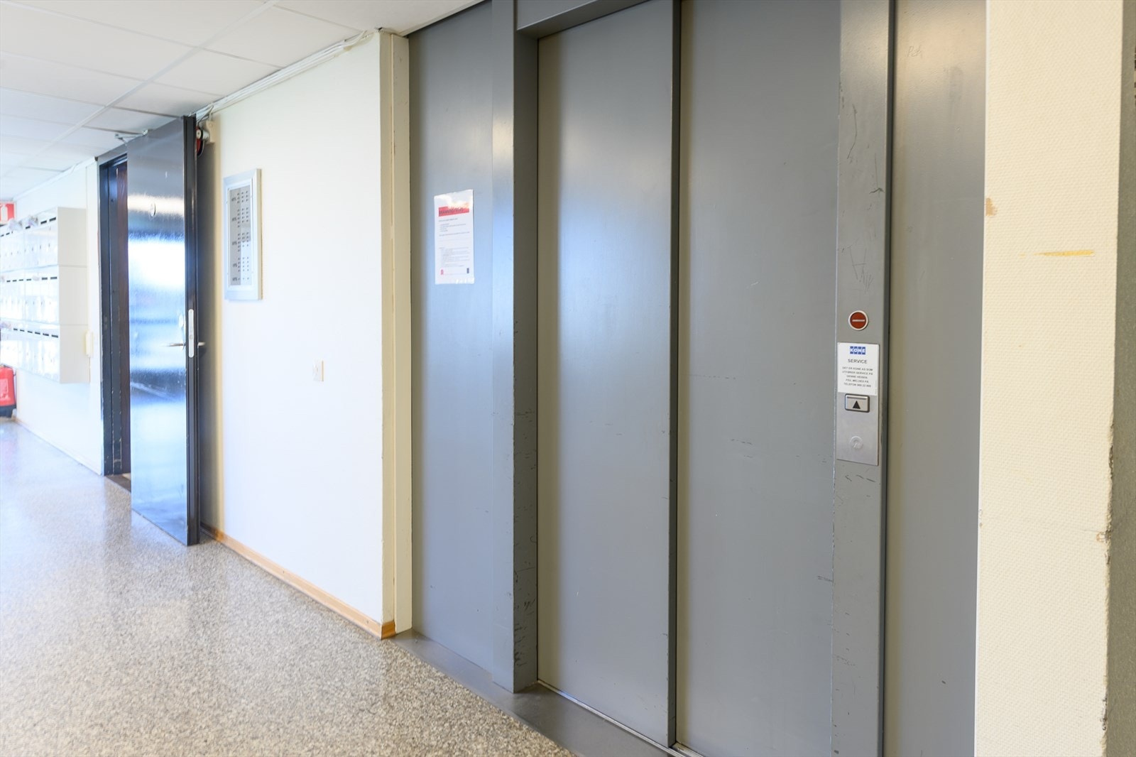 Romslig heis Galleribilde