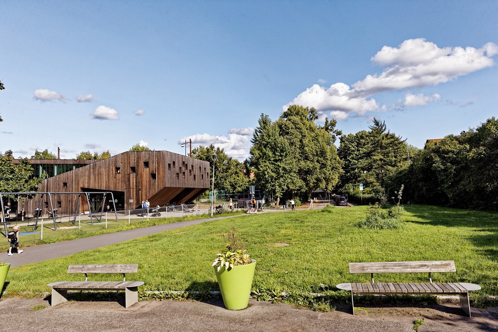 Fagerborg skole og Fagerborg menighetsbarnehage ligger like i nærheten Galleribilde