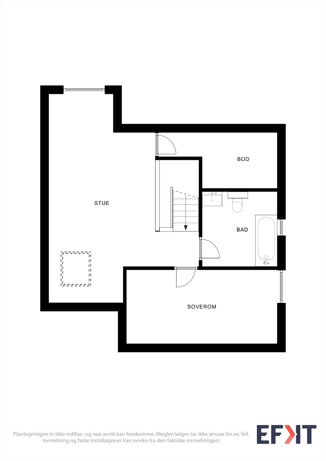 Plantegning - 3. etg./loft Galleribilde