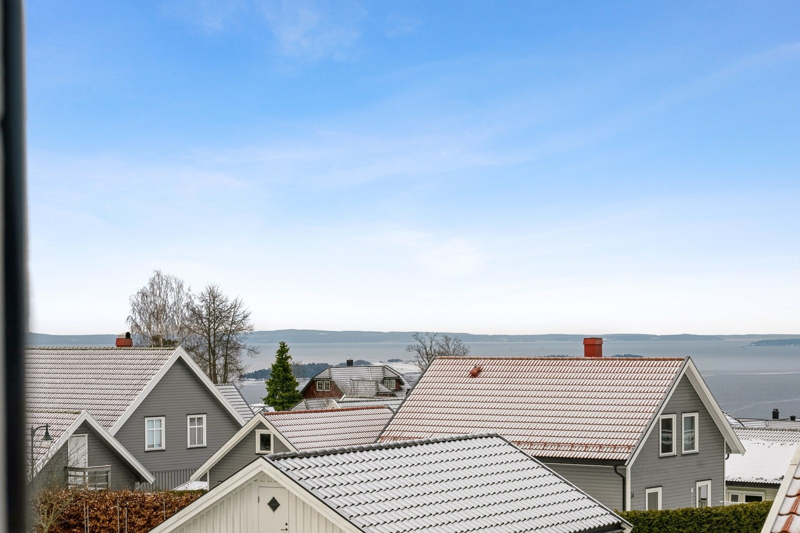 Flott sjøutsikt fra balkongen Galleribilde