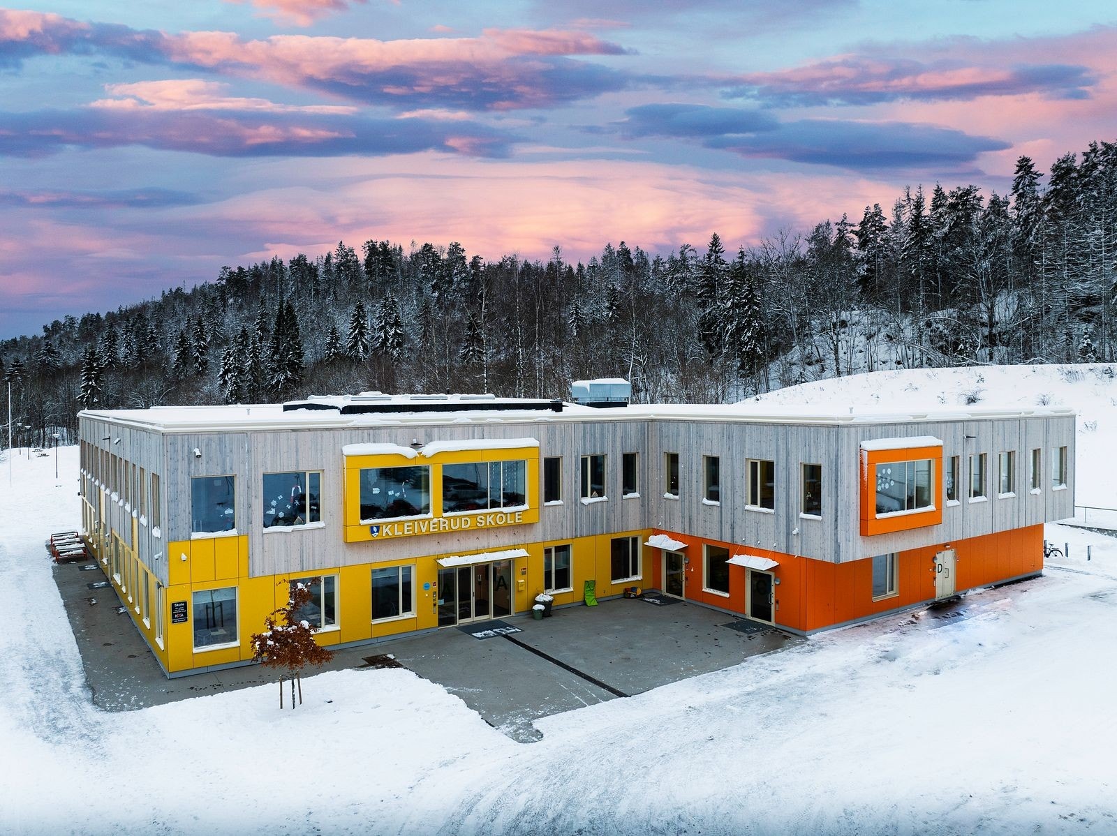 Kleiverud skole (ny 2021) Galleribilde