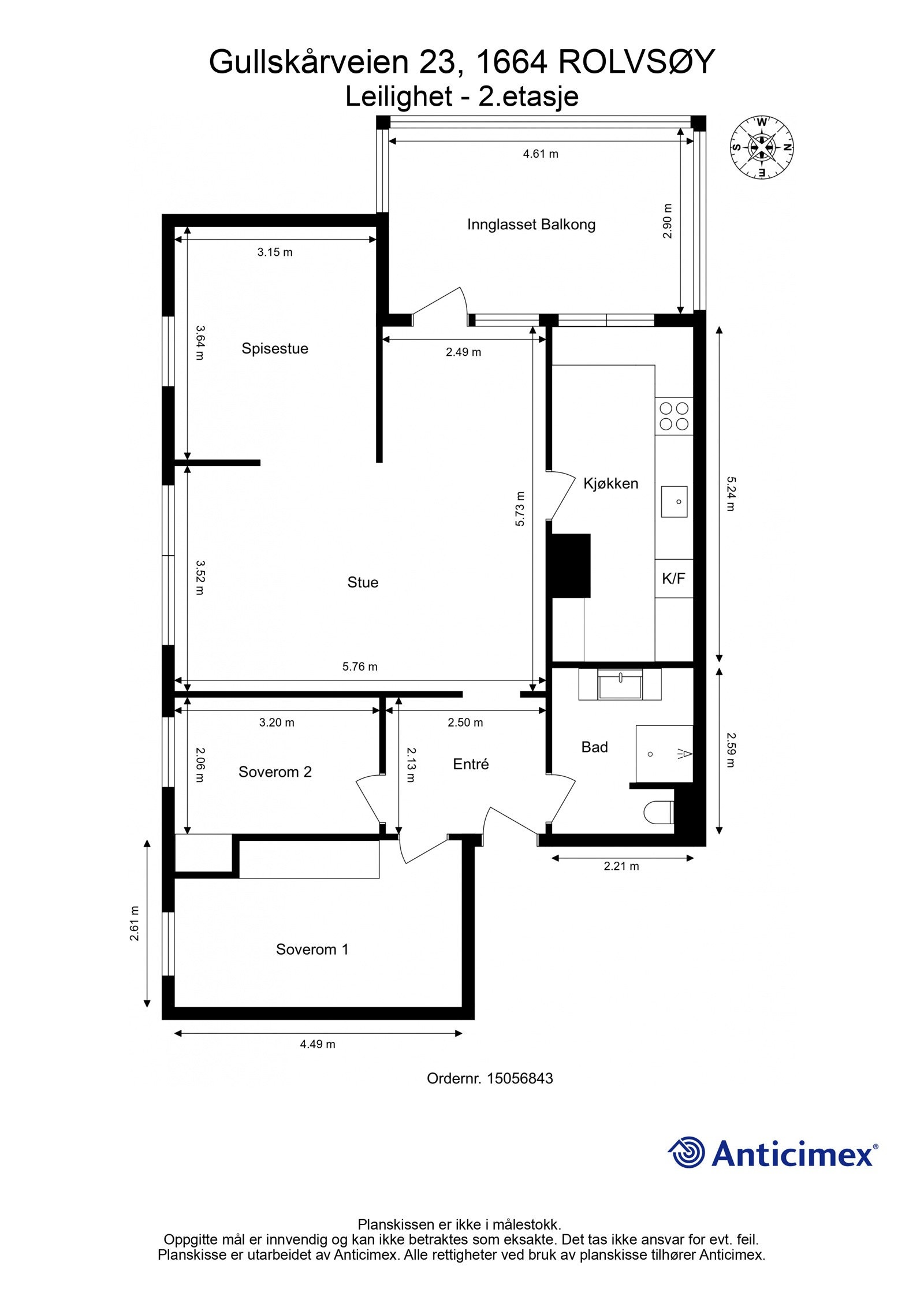 Plantegning Galleribilde