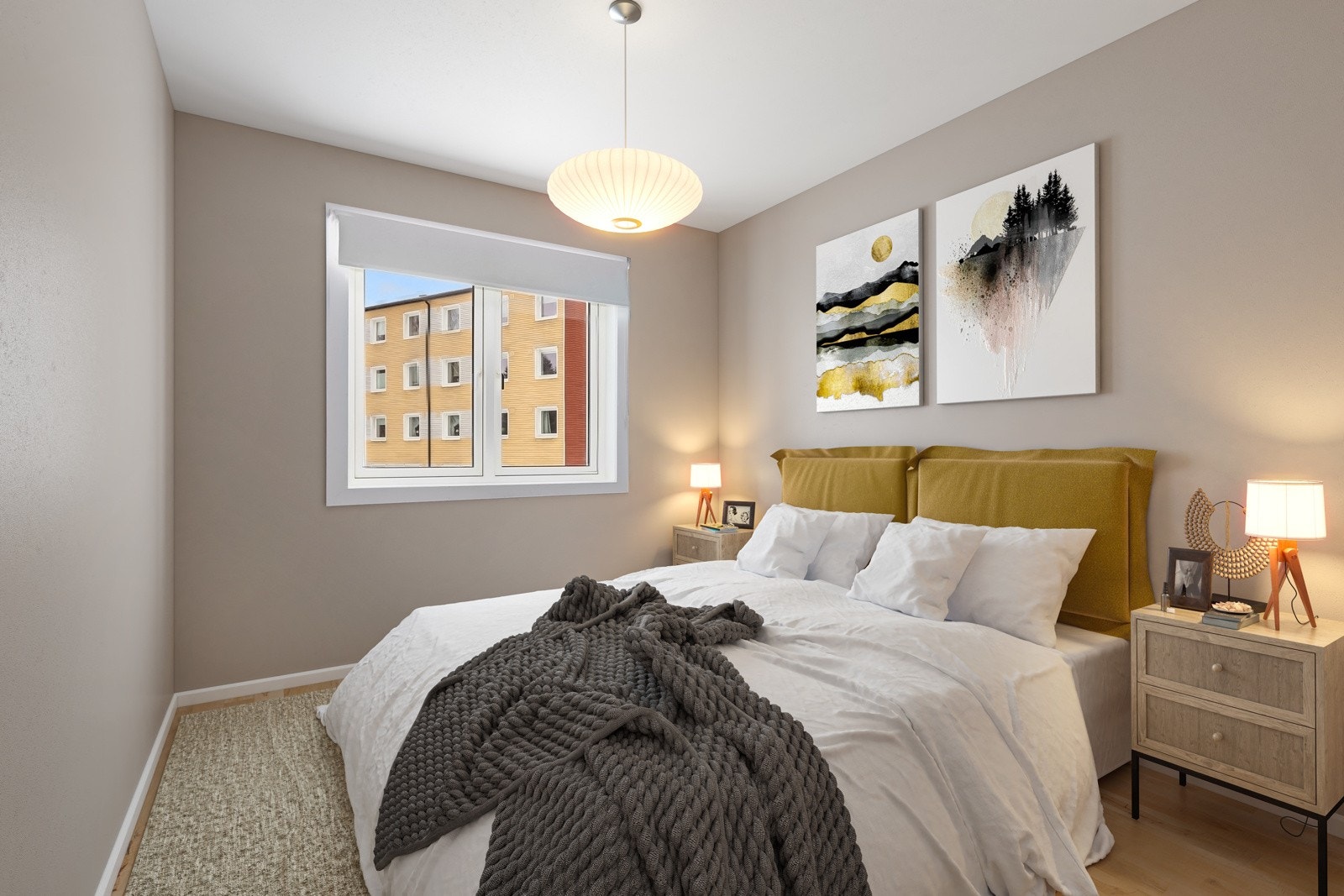 Oppussing med stort potensial. Illustrasjonsbilde, digital oppussing/styling Galleribilde