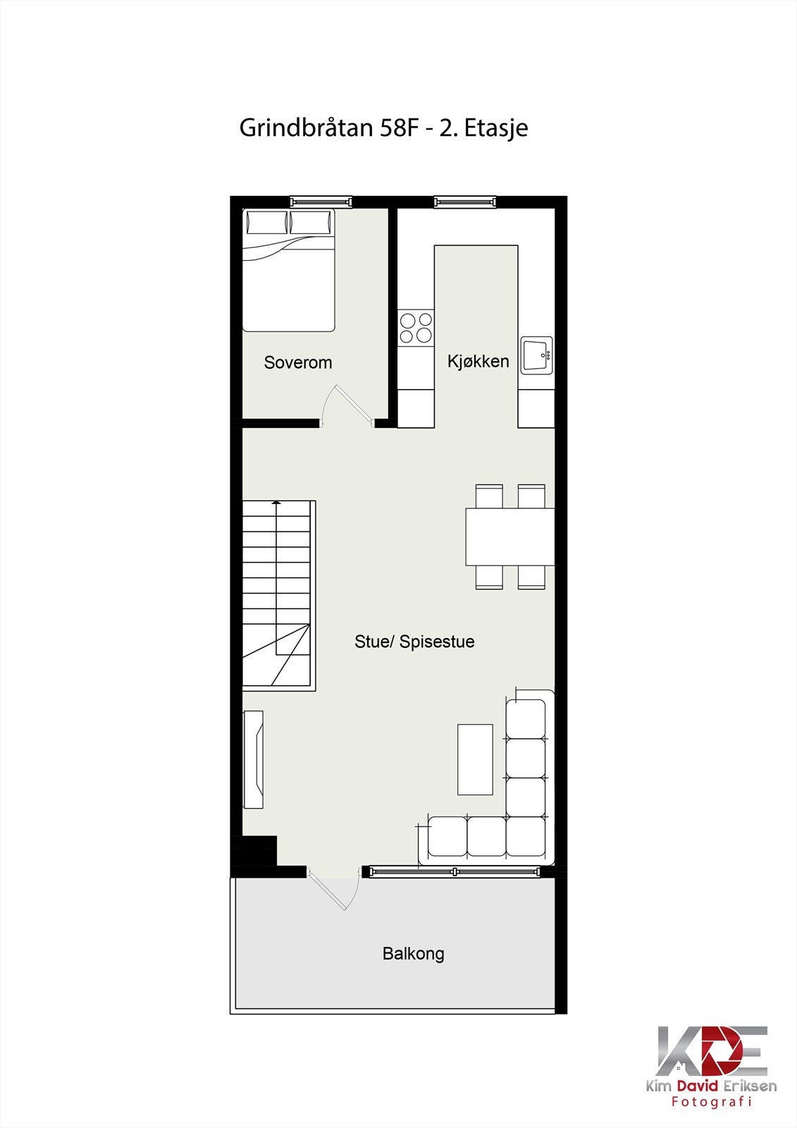 Plantegning 2. Etasje Galleribilde