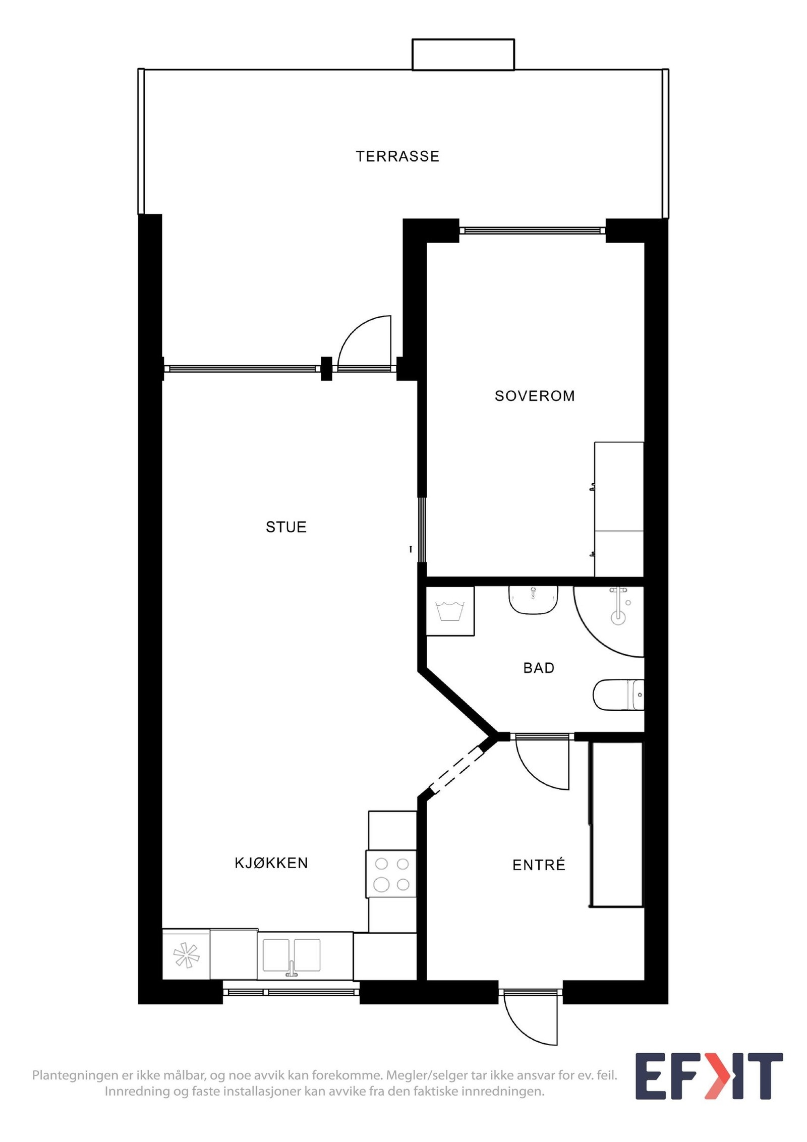 Plantegning Galleribilde