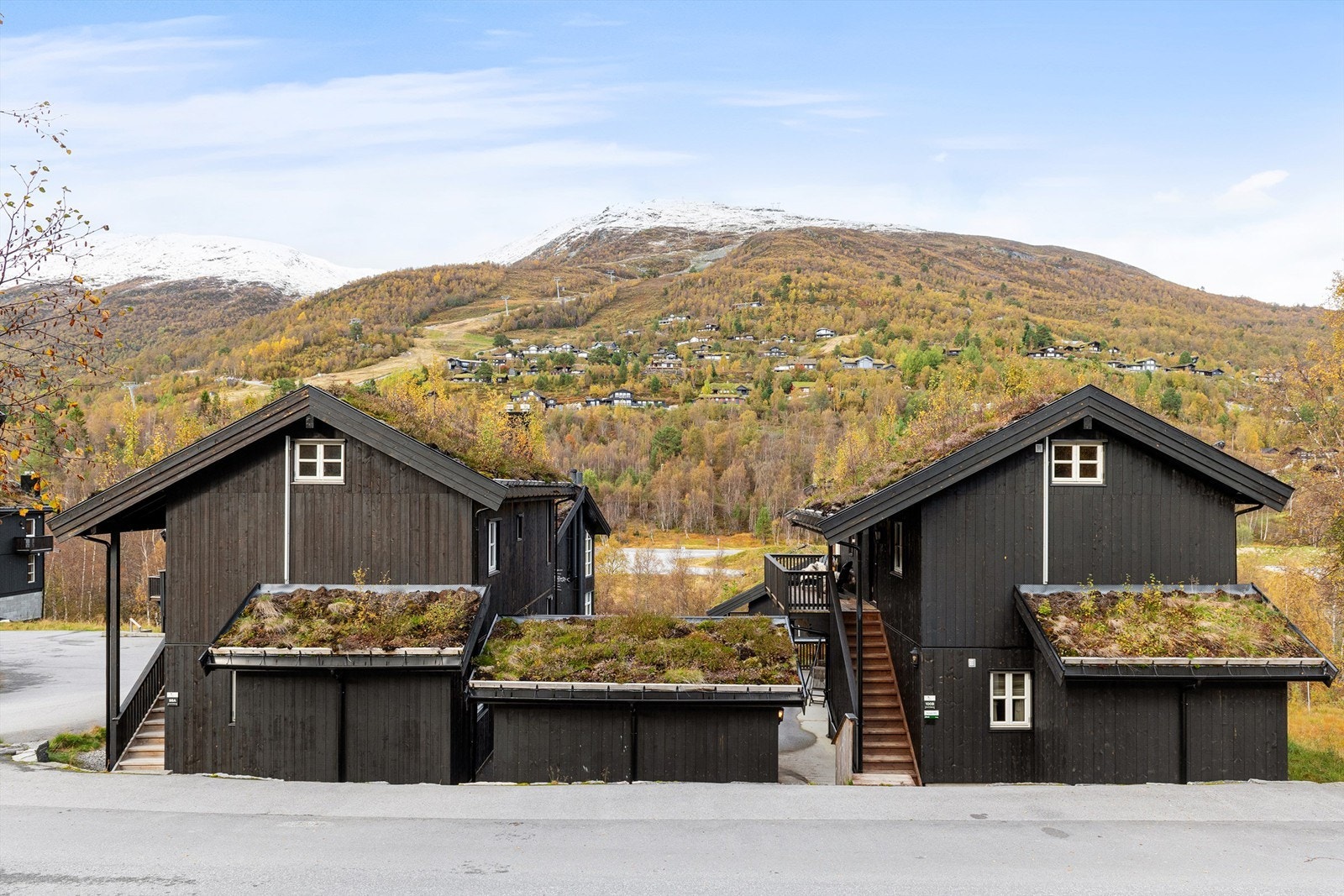 Fasade og adkomt til sameiet fra syd Galleribilde