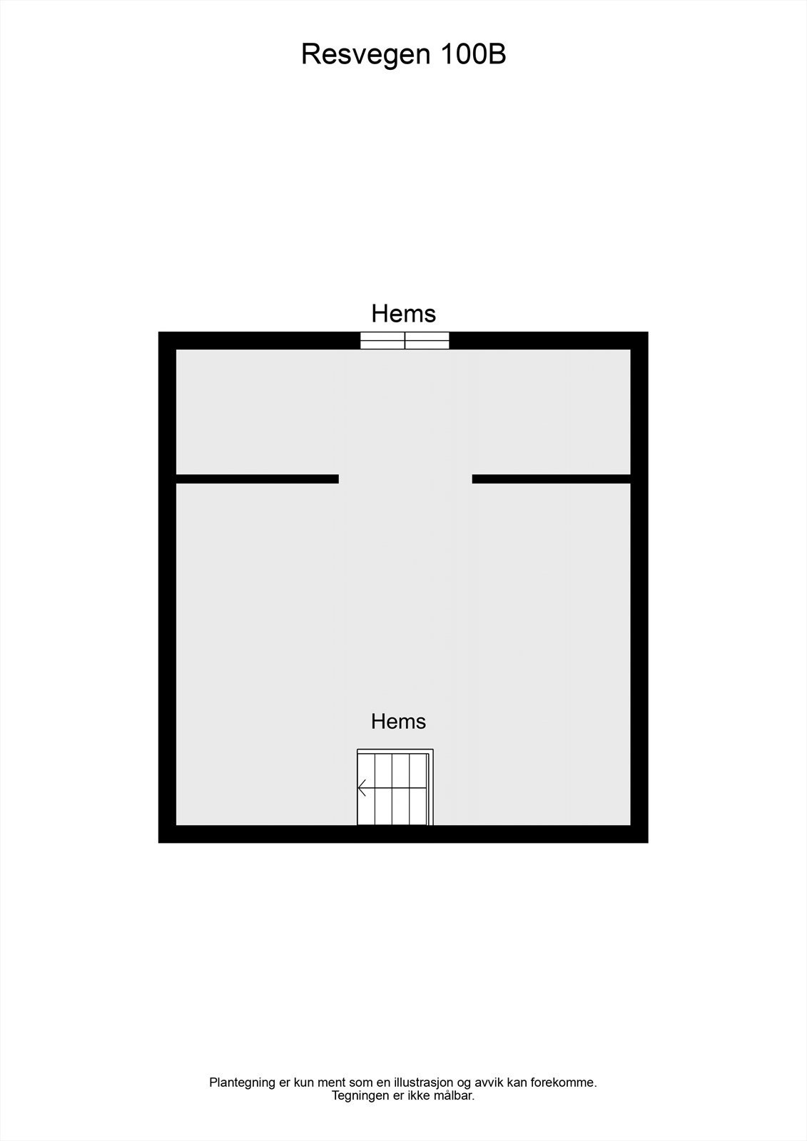 2 D plantegning hems Galleribilde