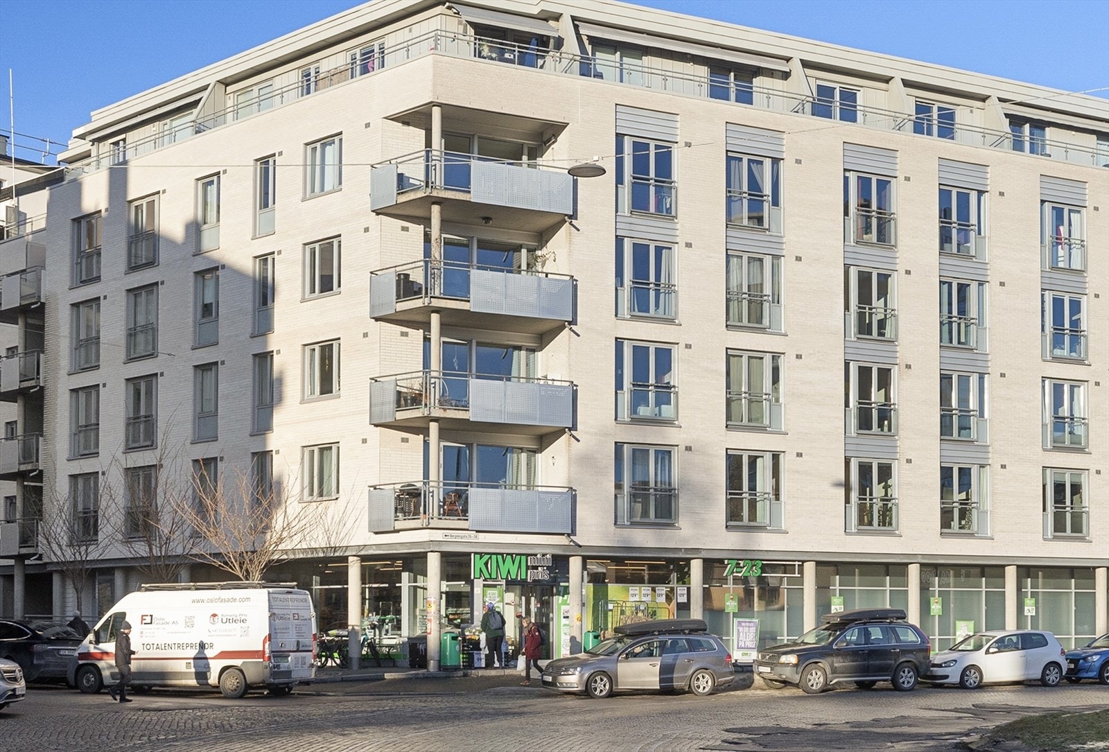 Kiwi ligger i nabobygget Galleribilde