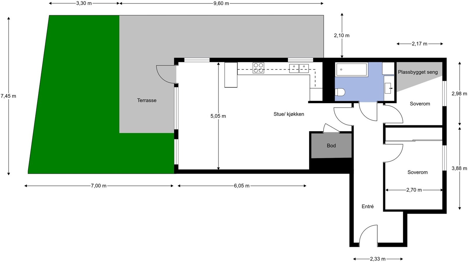 Plantegning. Galleribilde
