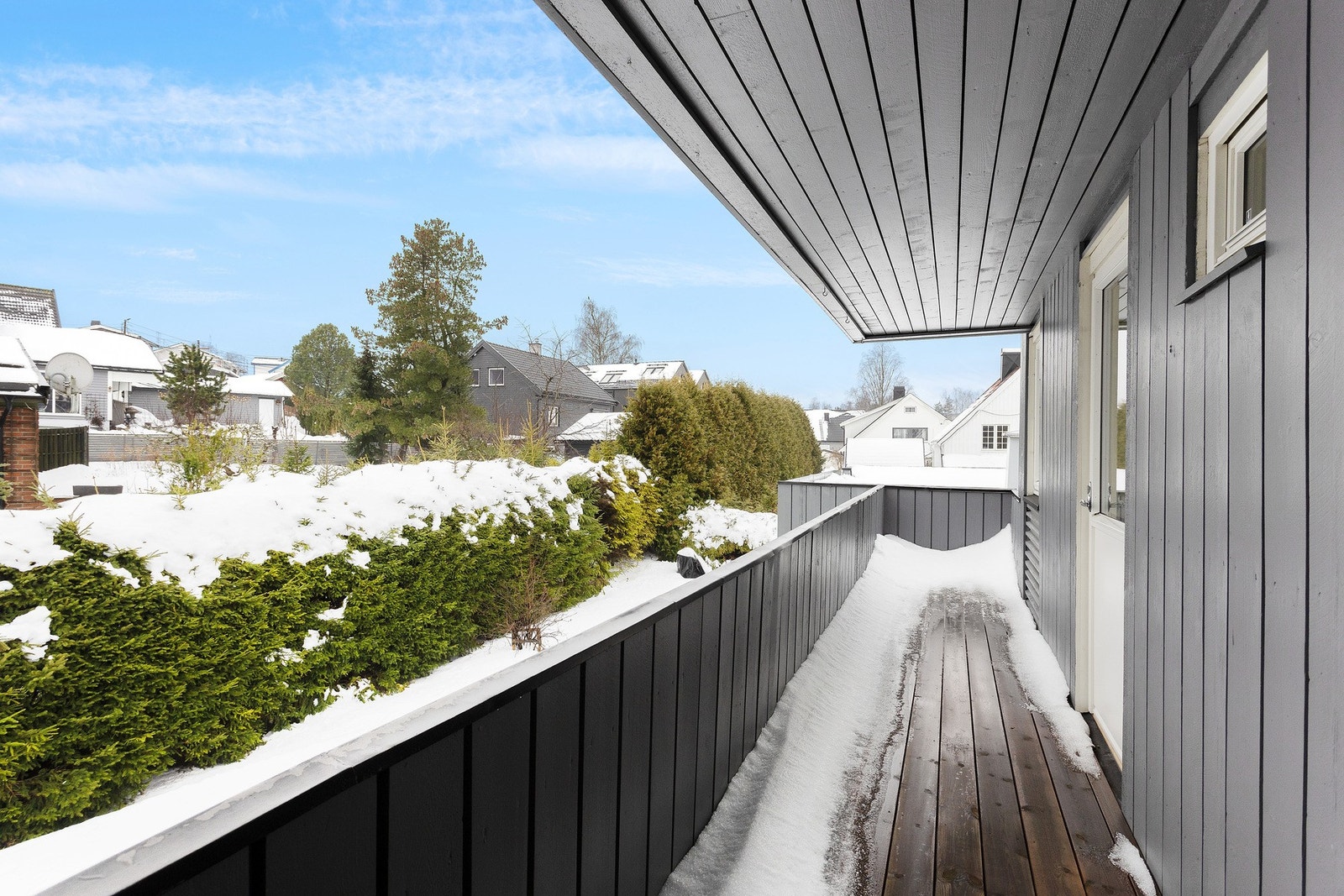 Hyggelig balkong på 10m2 Galleribilde
