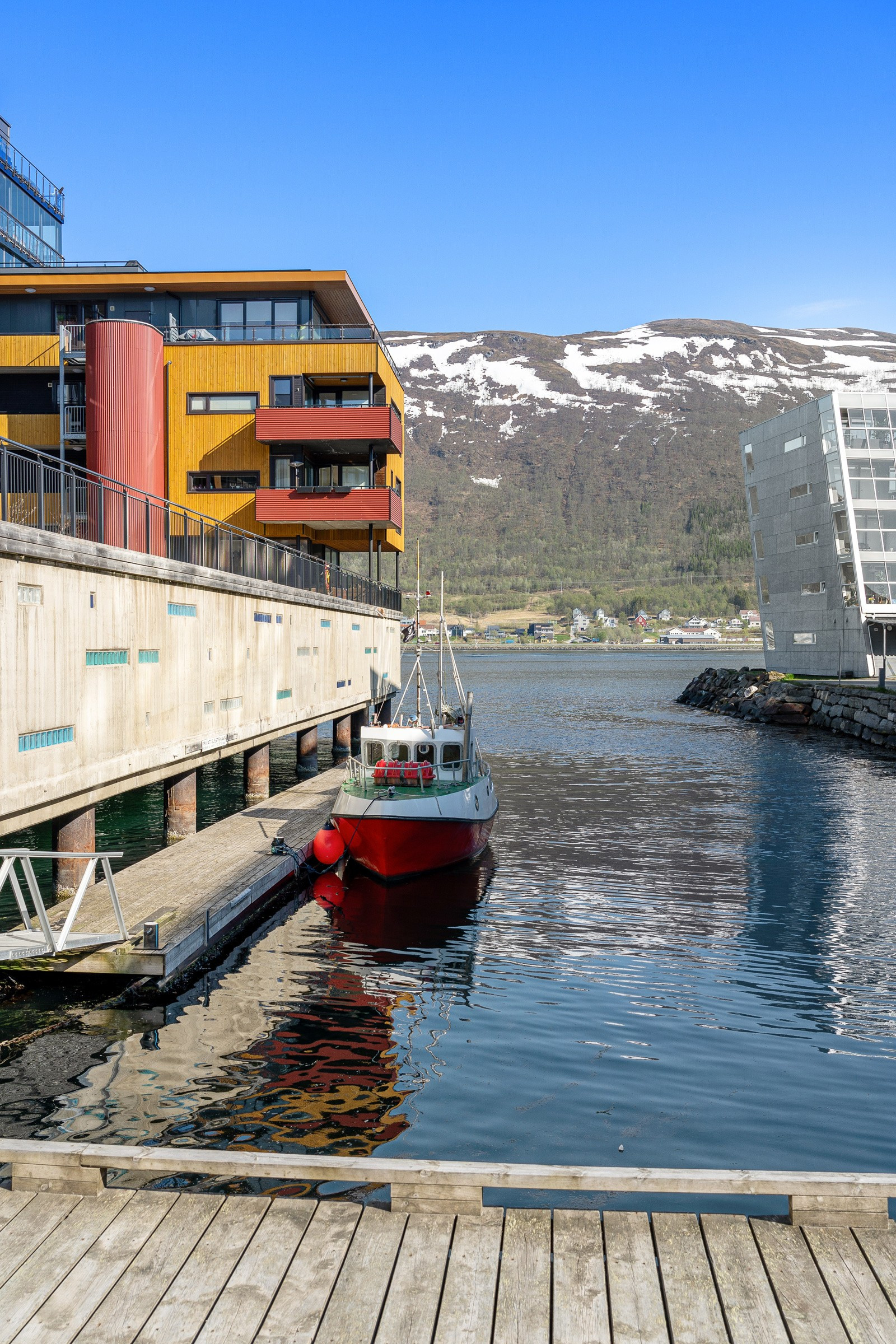 Maritime omgivelser er av mange beboere i området veldig etterspurt.