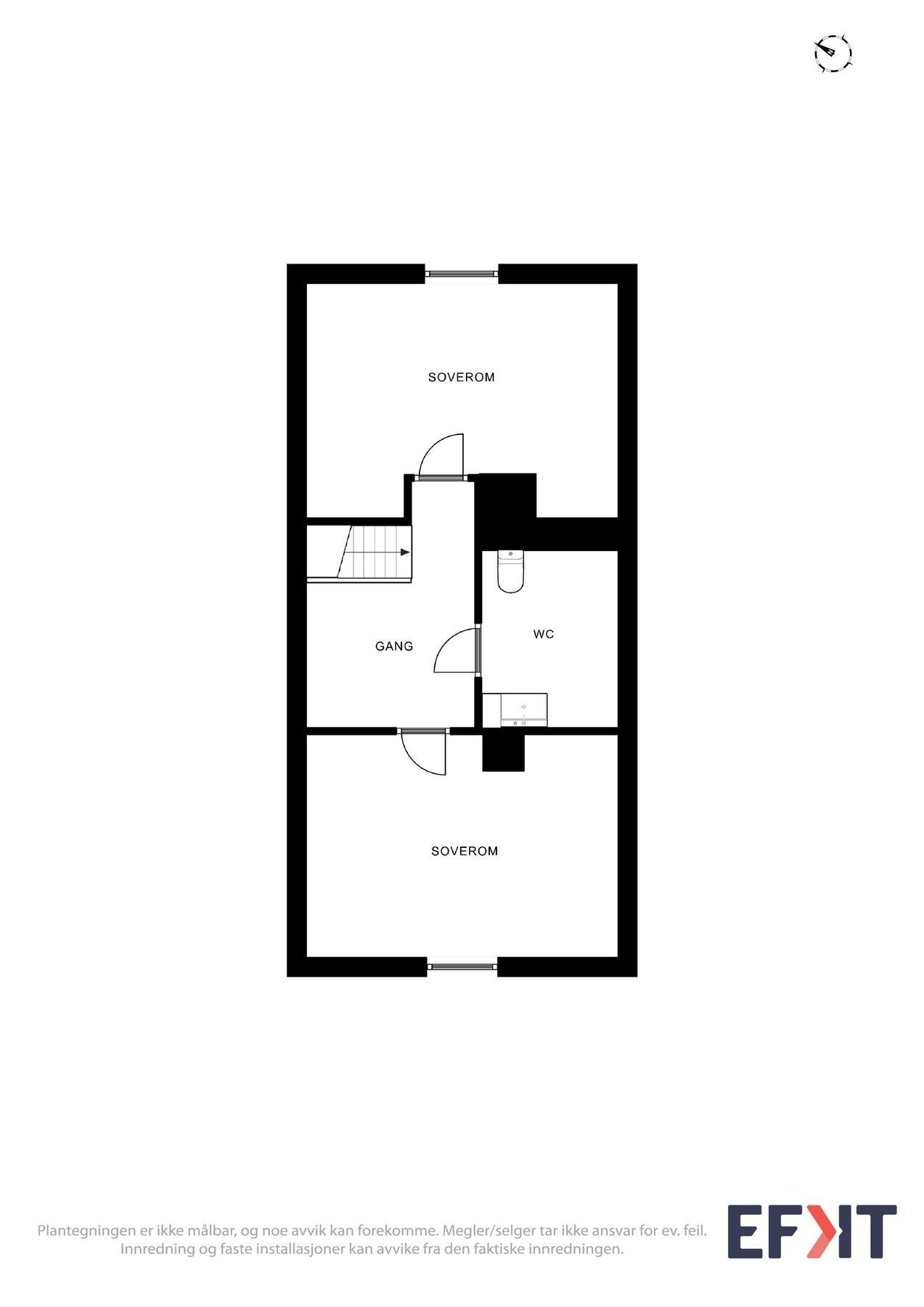 Plantegning loft Galleribilde