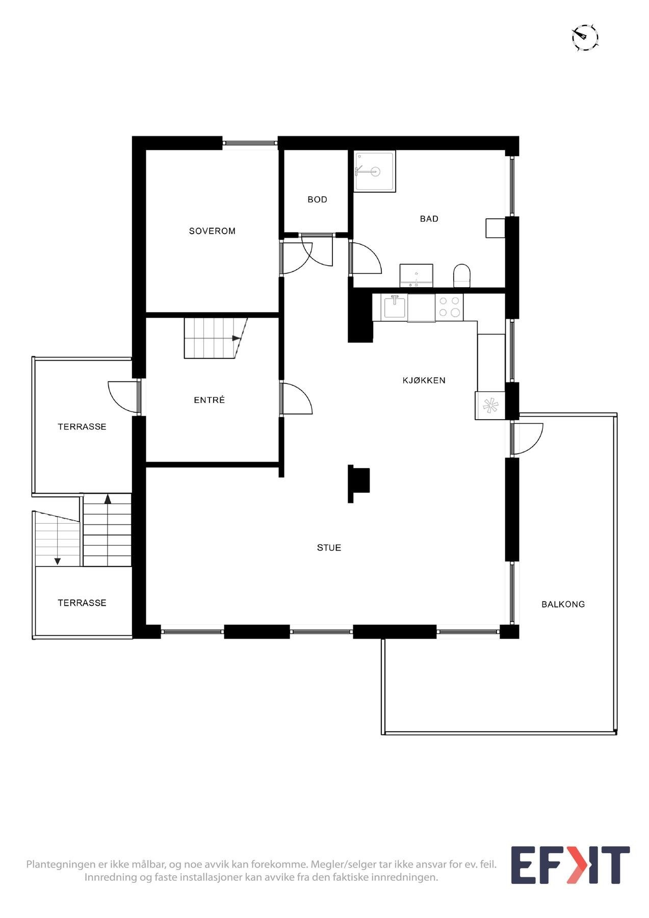 Planløsning 2.etg. Galleribilde