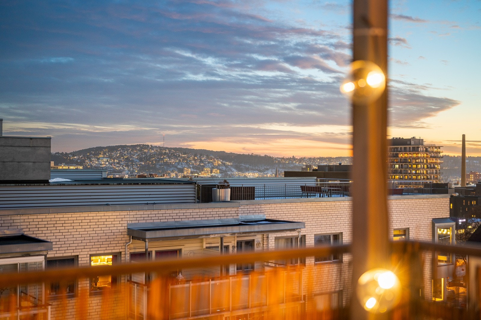 Her kan utsikten nytes fra morgen til kveld. Galleribilde