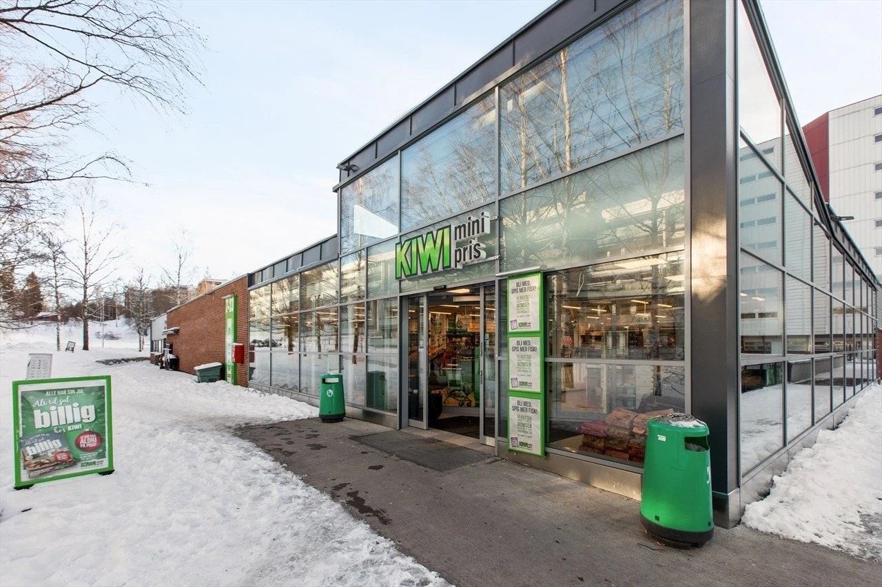 Kiwi er kort vei fra boligen. Galleribilde