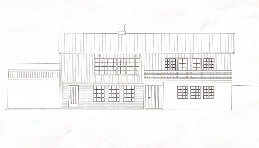 Byggetegning Galleribilde