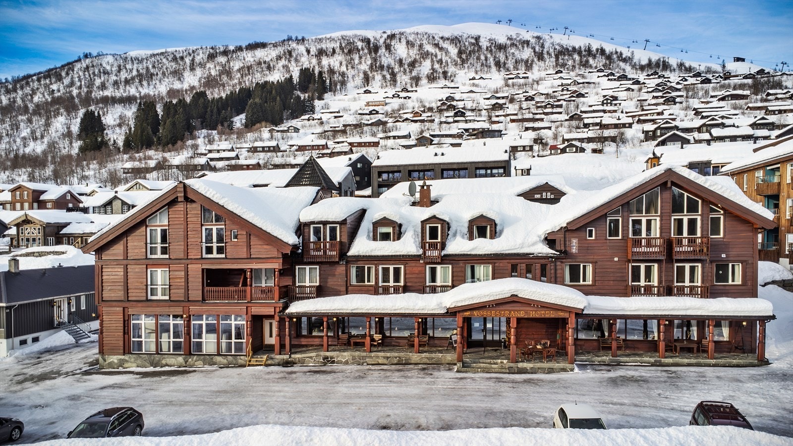 Pen og arealeffektiv 2-roms fritidsleilighet med meget sentral beliggenhet i Myrkdalen fjellandsbys sentrumsområde Galleribilde
