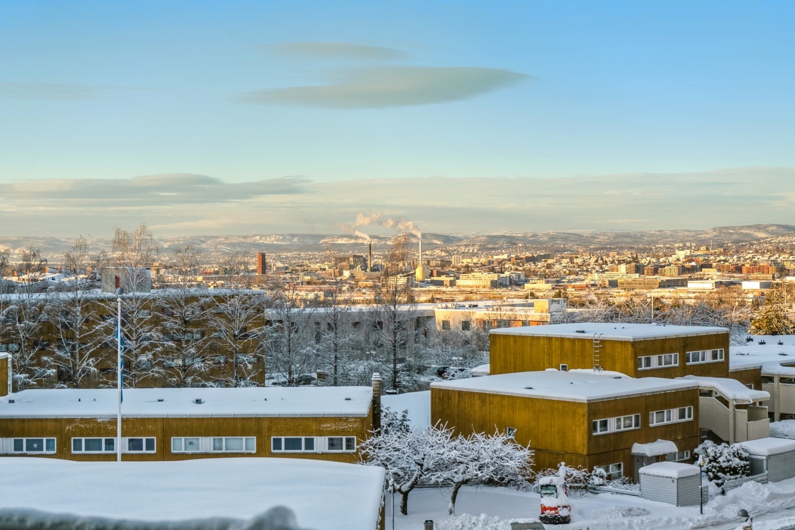 Utsyn fra balkong. Galleribilde