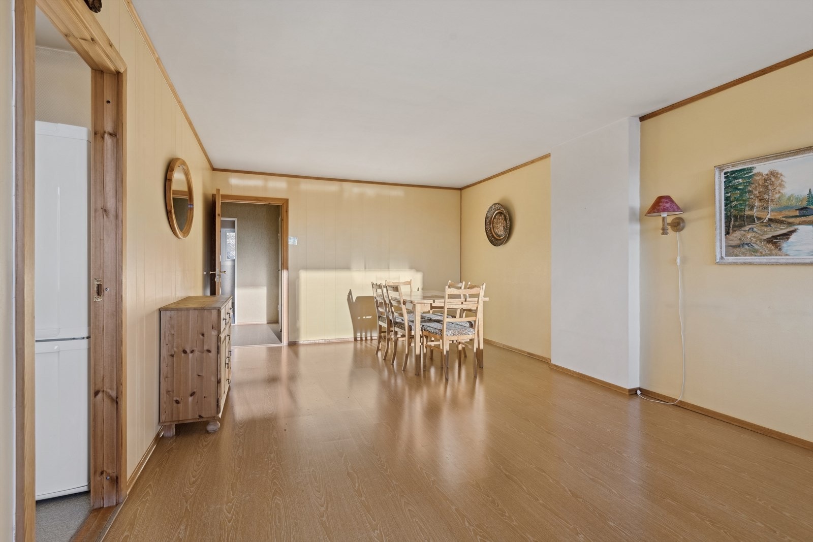 I stuen er det pipeløp med mulighet for å sette inn peisovn Galleribilde