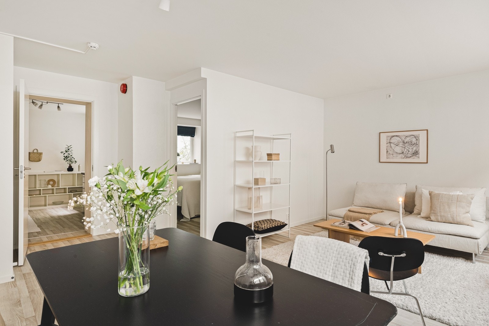 Planløsningen er helt ideell for innredning i flere soner. Galleribilde