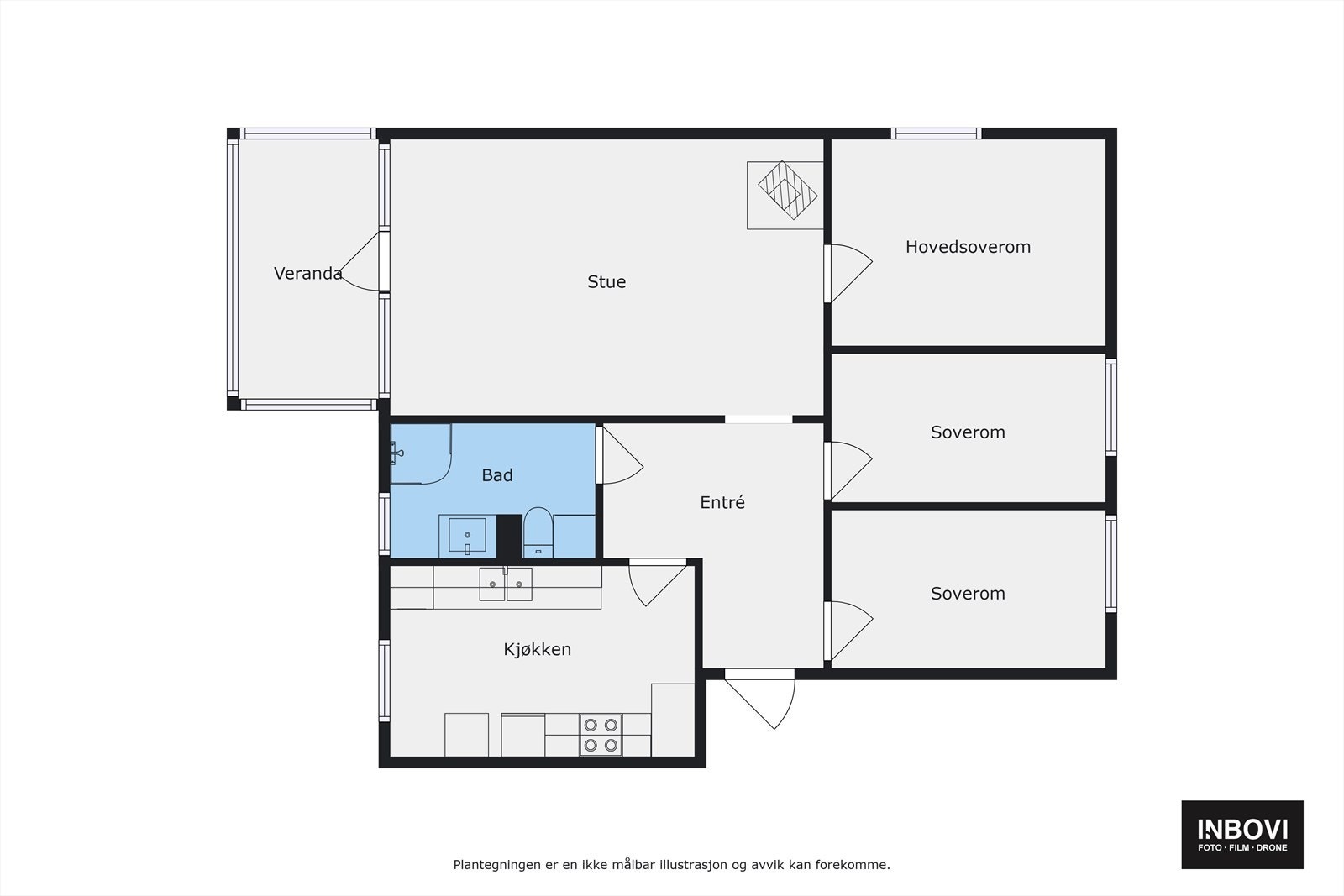Plantegning Galleribilde
