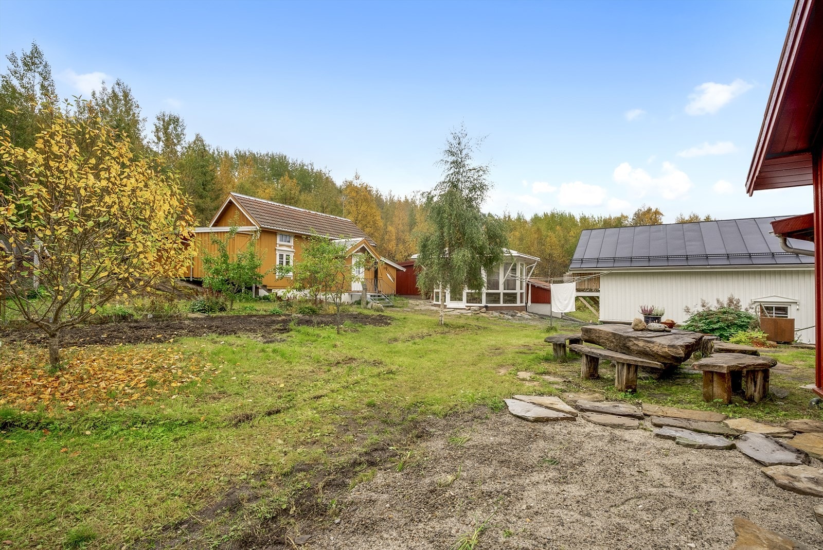 Stort uteområde. Galleribilde