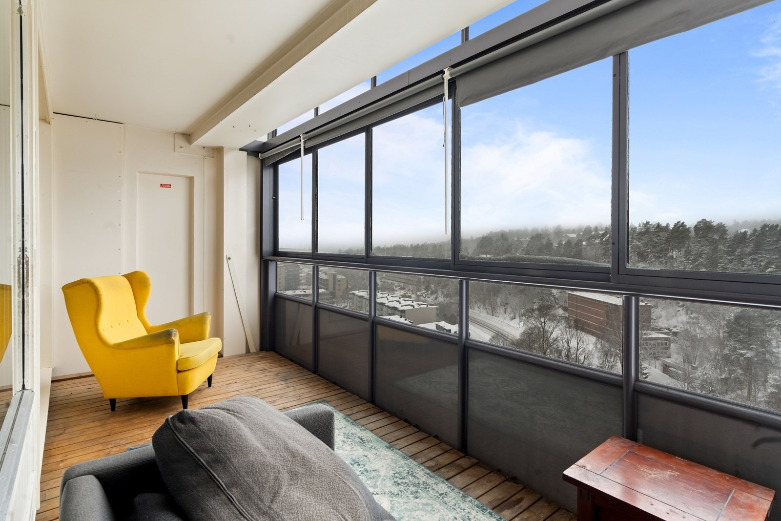 Det er flott utsikt fra uteplassen! Galleribilde