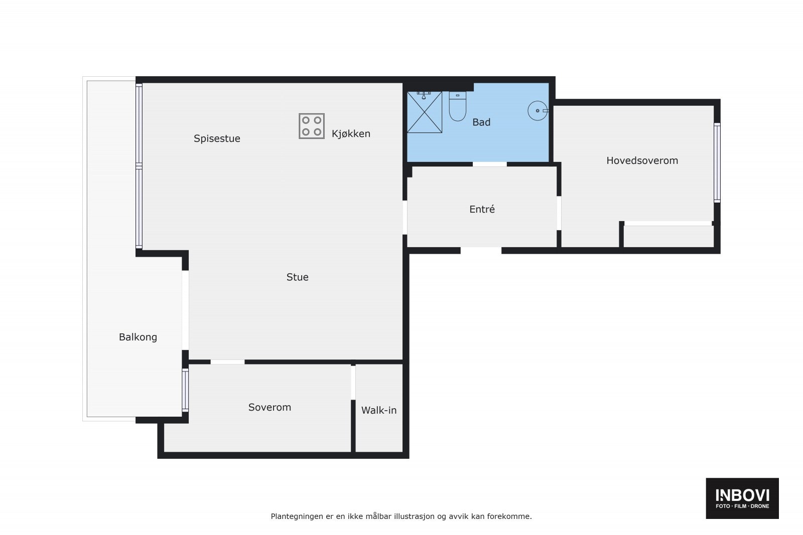 Plantegning Galleribilde