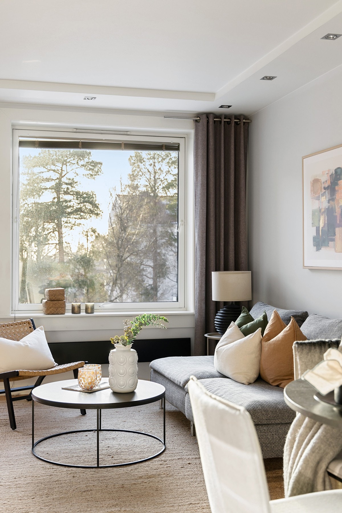 Utgang fra stuen til balkong Galleribilde