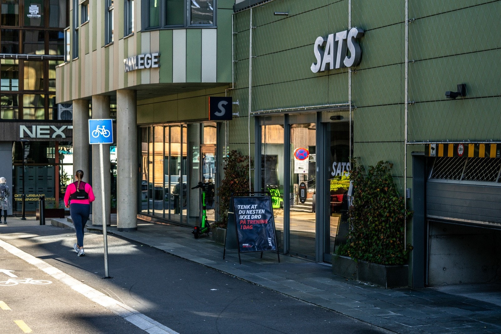 For den aktive er det flere treningssentre både på Danmarksplass og i Damsgårdsveien. Galleribilde