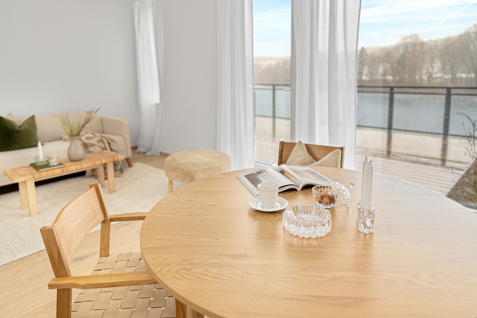 Her kan du nyte morgenkaffen. Galleribilde