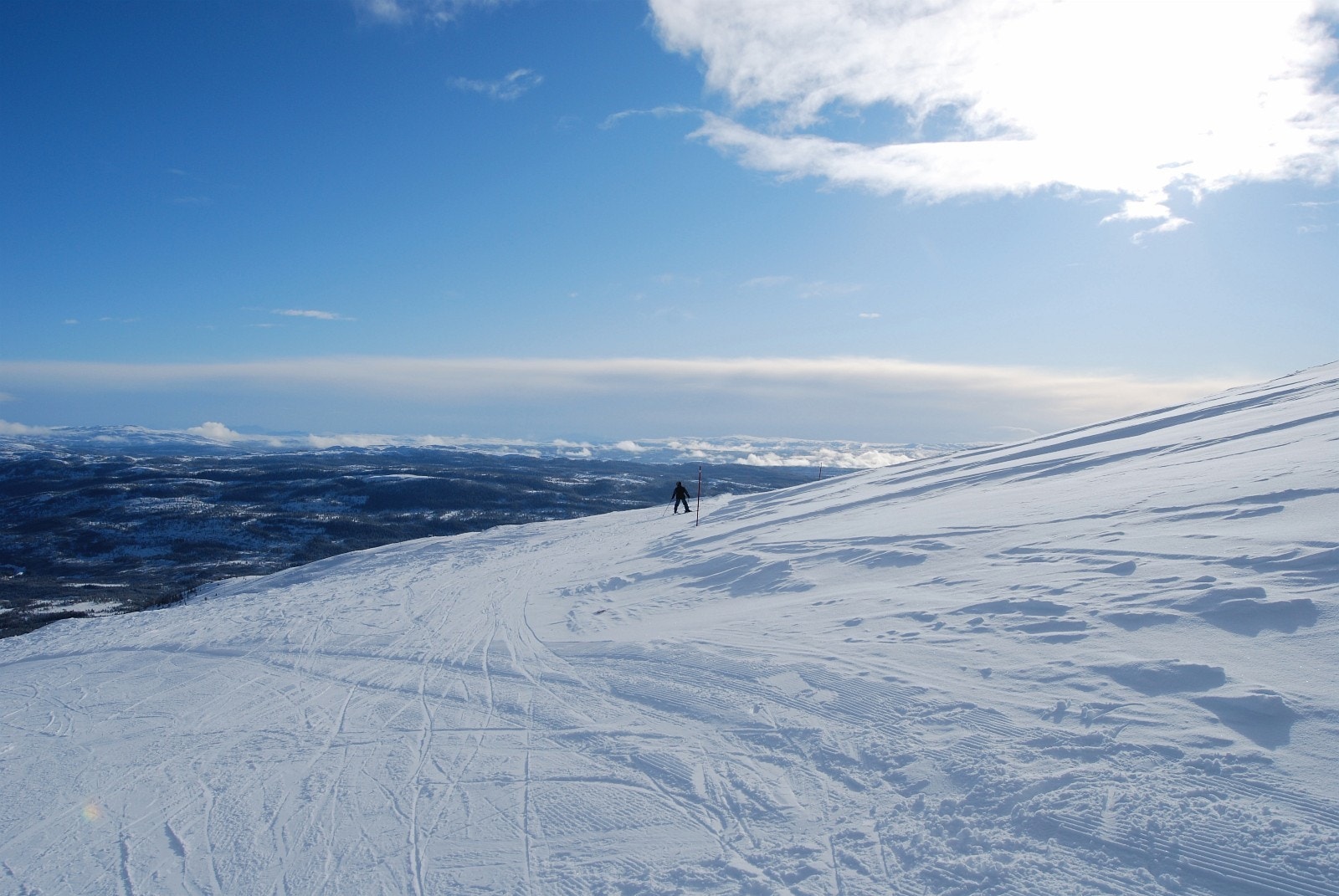 På toppen av Supern, for mange anleggets flotteste bakke med 1,7km fra topp til bunn Galleribilde