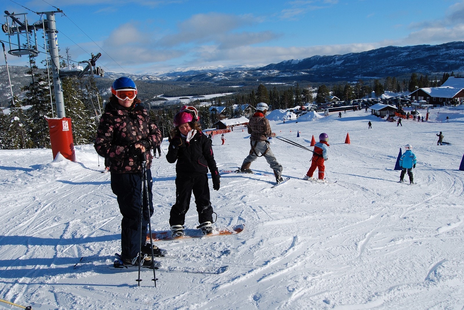I bunnen av Grong skisenter finner du Barneland og Familiebakken Galleribilde