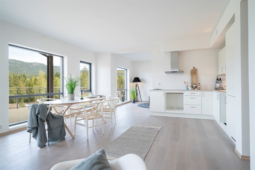 Bilde fra tilsvarende bolig som er oppført i nærområdet. Galleribilde