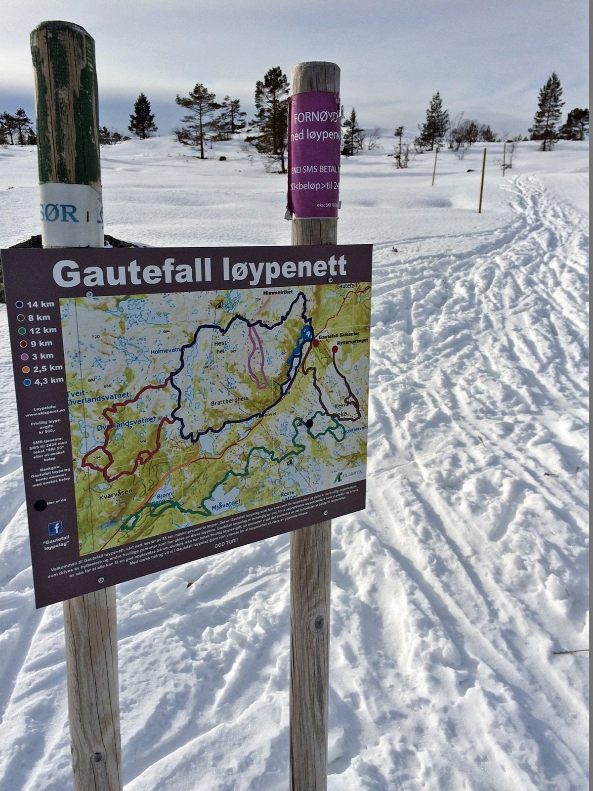 Løypenettet på Gautefall! Galleribilde