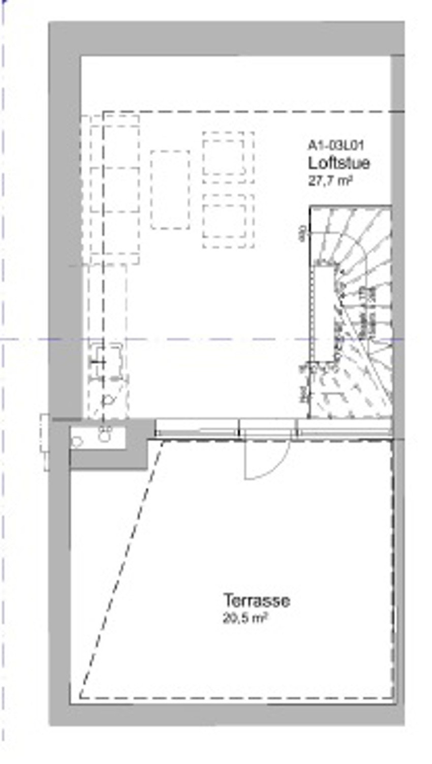 Plantegning Loft Galleribilde