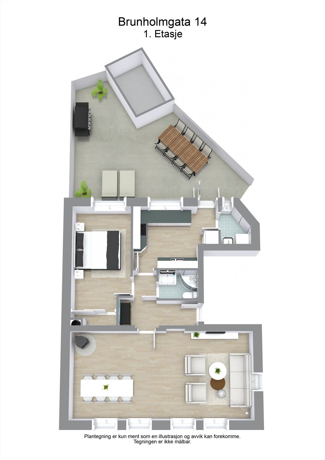 Plantegning Galleribilde